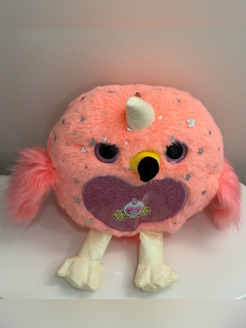 Rainbocorns Pink Fairy Flamingo Unicorn Plush Stuffed Toy
